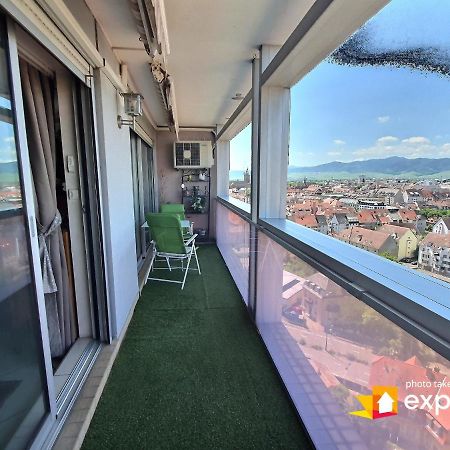 Bel Appartement Avec Vue Splendide Sur Toute La Ville De Colmar - Parking Gratuit Luaran gambar